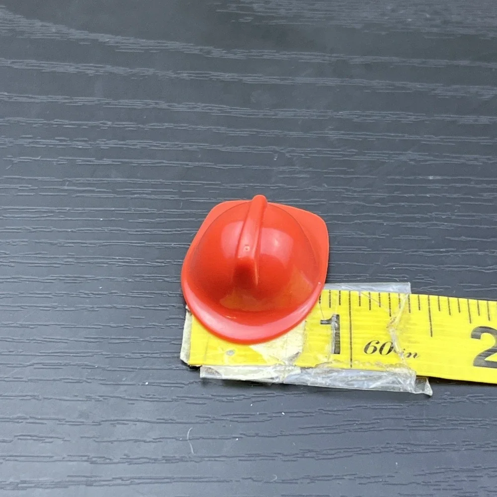 Playmobil Firefighter Red Helmets Lot of 4‎ Fire Rescue Replacement Accessories